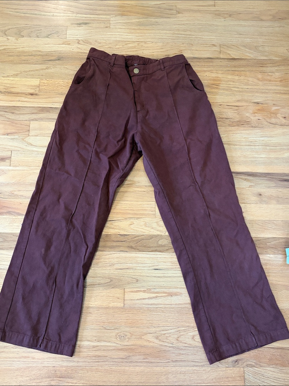 Big Bud Press brown western pants with front pockets